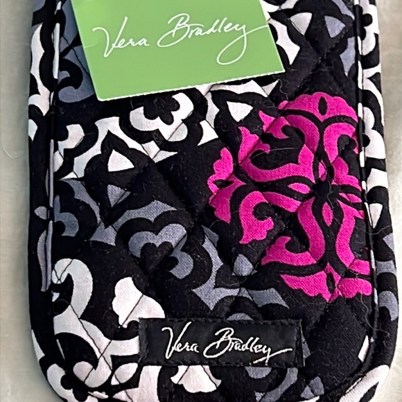 🖤💜 Vera Bradley Canterberry Magenta Double Eyeglass Case NWT 💜🖤 - Picture 2 of 3